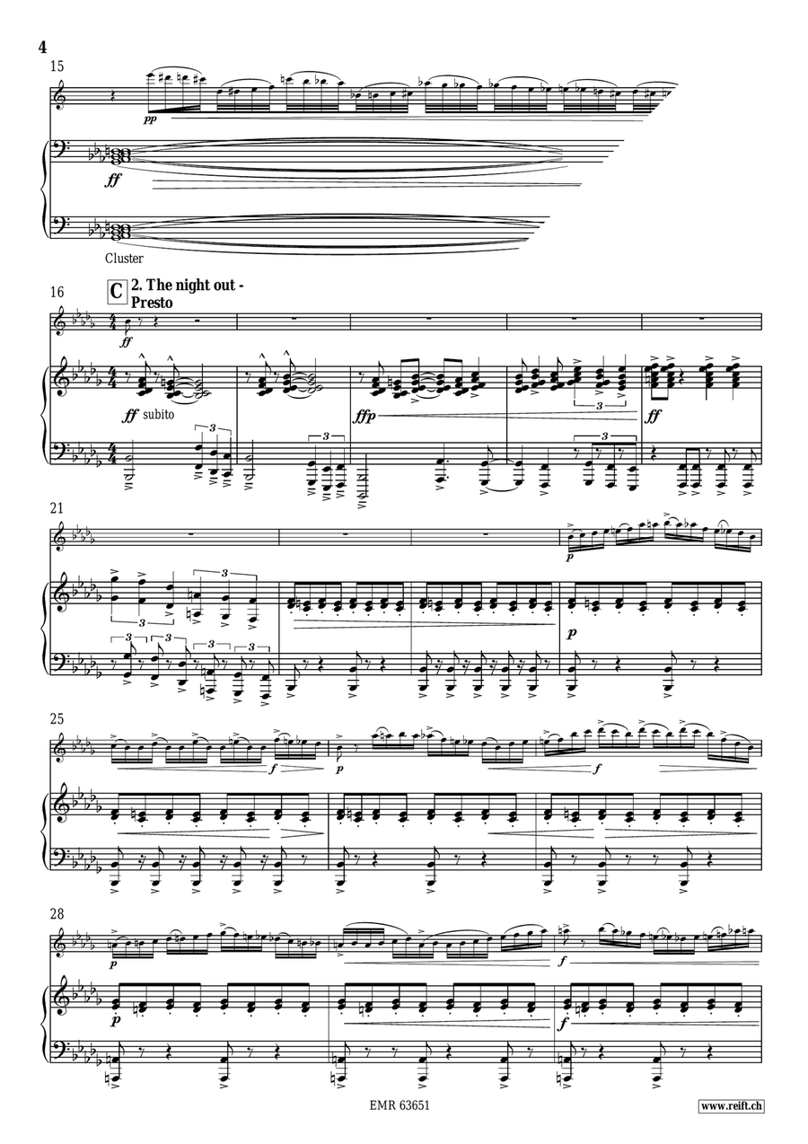 The Night Of All Mysteries Flute Solo scores gallery preview page 6