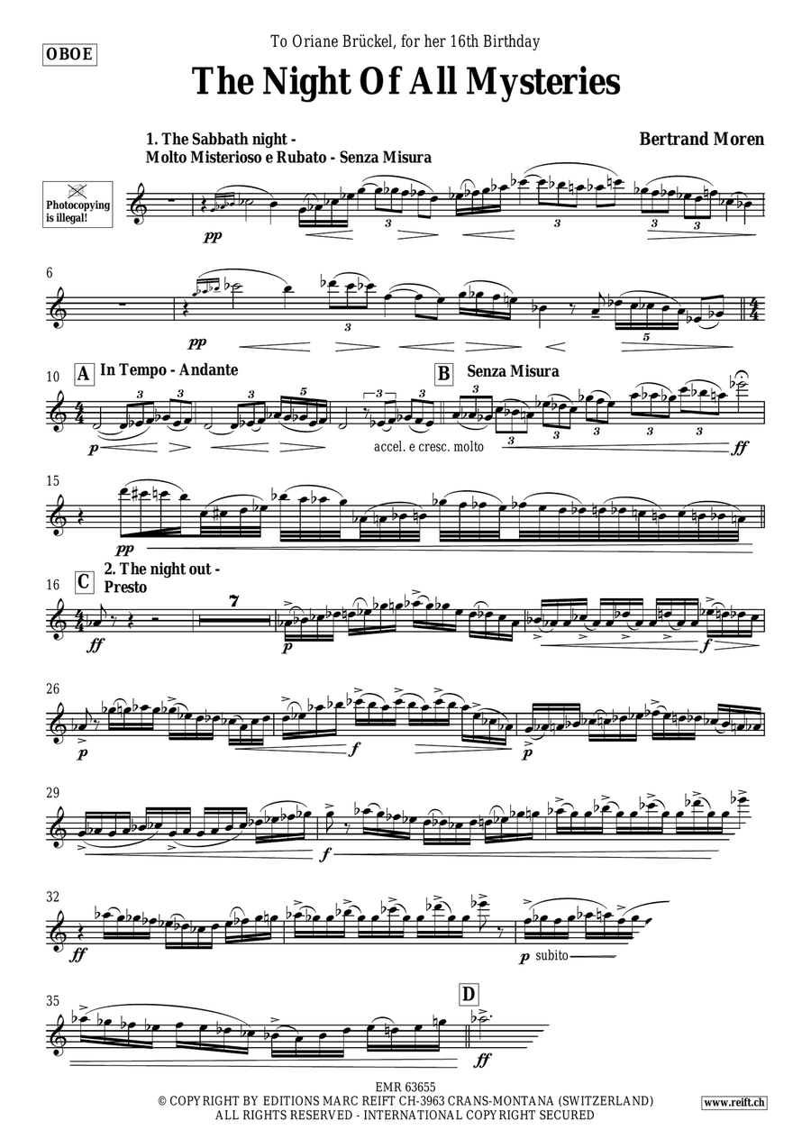The Night Of All Mysteries Piano Accompaniment scores gallery preview page 4