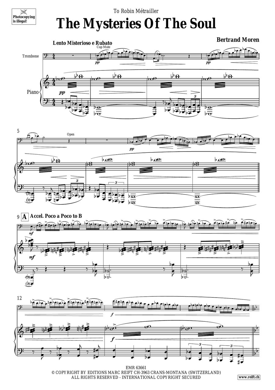 The Mysteries Of The Soul Piano Accompaniment scores gallery preview page 5