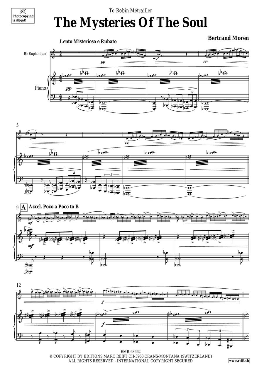 The Mysteries Of The Soul Euphonium scores gallery preview page 5
