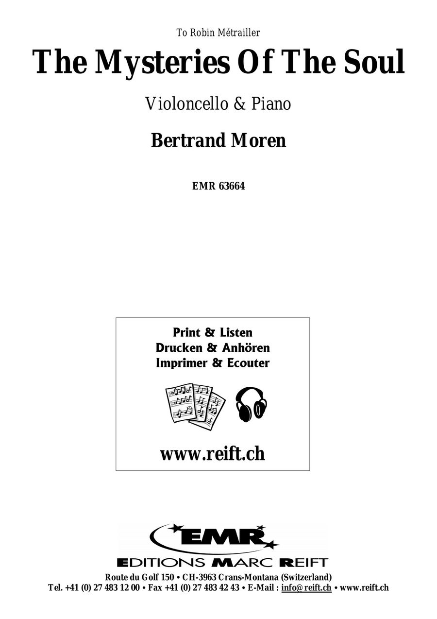 The Mysteries Of The Soul Piano Accompaniment scores gallery preview page 2