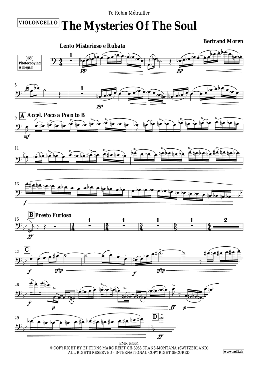 The Mysteries Of The Soul Piano Accompaniment scores gallery preview page 4