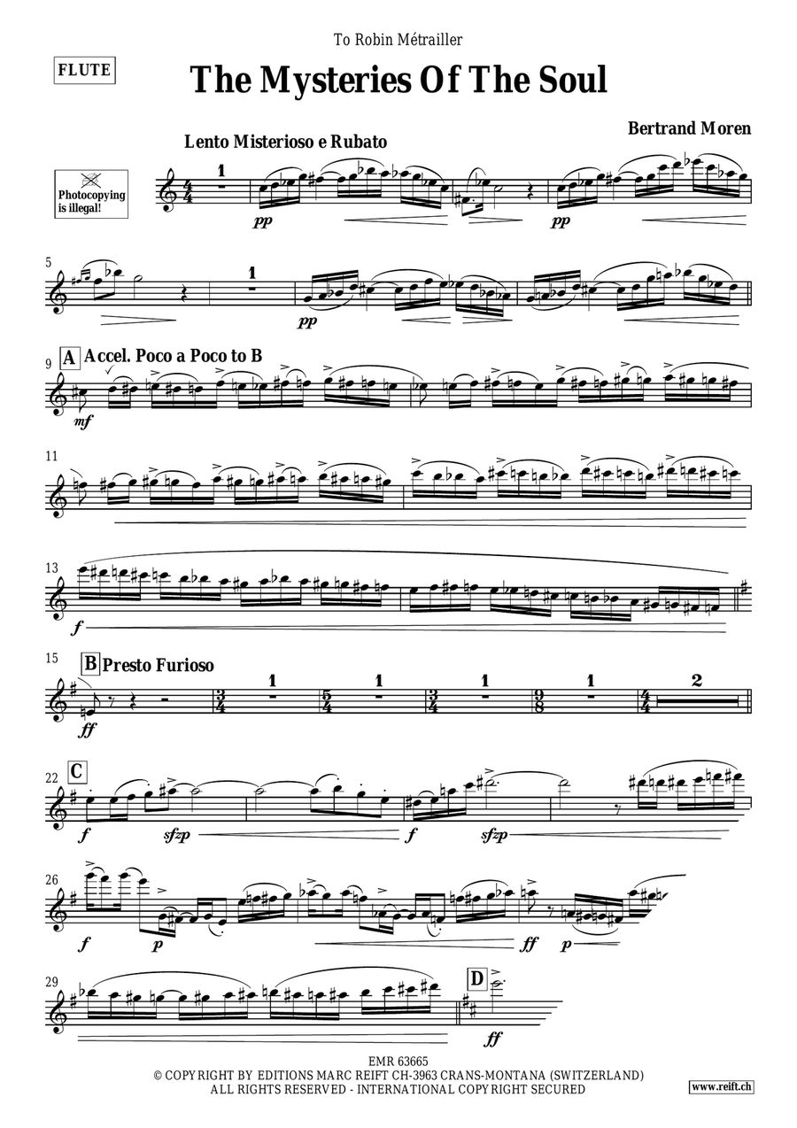 The Mysteries Of The Soul Flute Solo scores gallery preview page 4