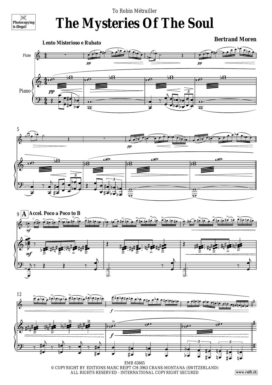 The Mysteries Of The Soul Flute Solo scores gallery preview page 5
