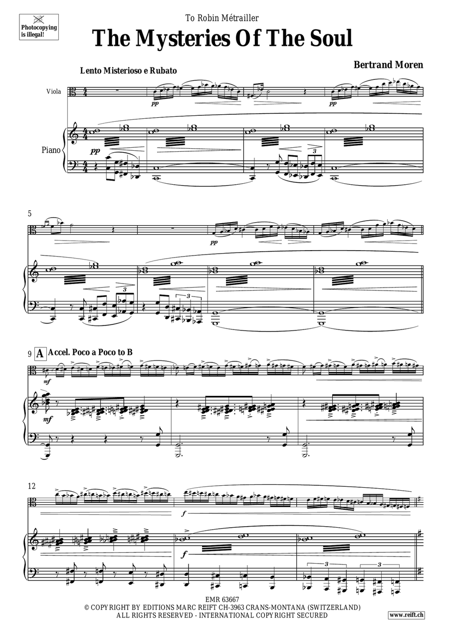The Mysteries Of The Soul Piano Accompaniment scores gallery preview page 5