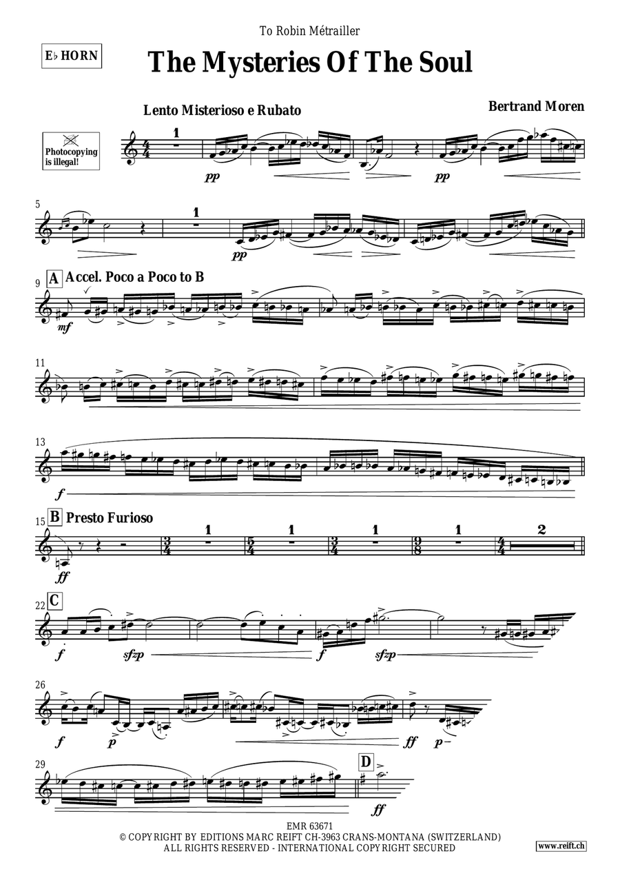 The Mysteries Of The Soul Horn scores gallery preview page 4