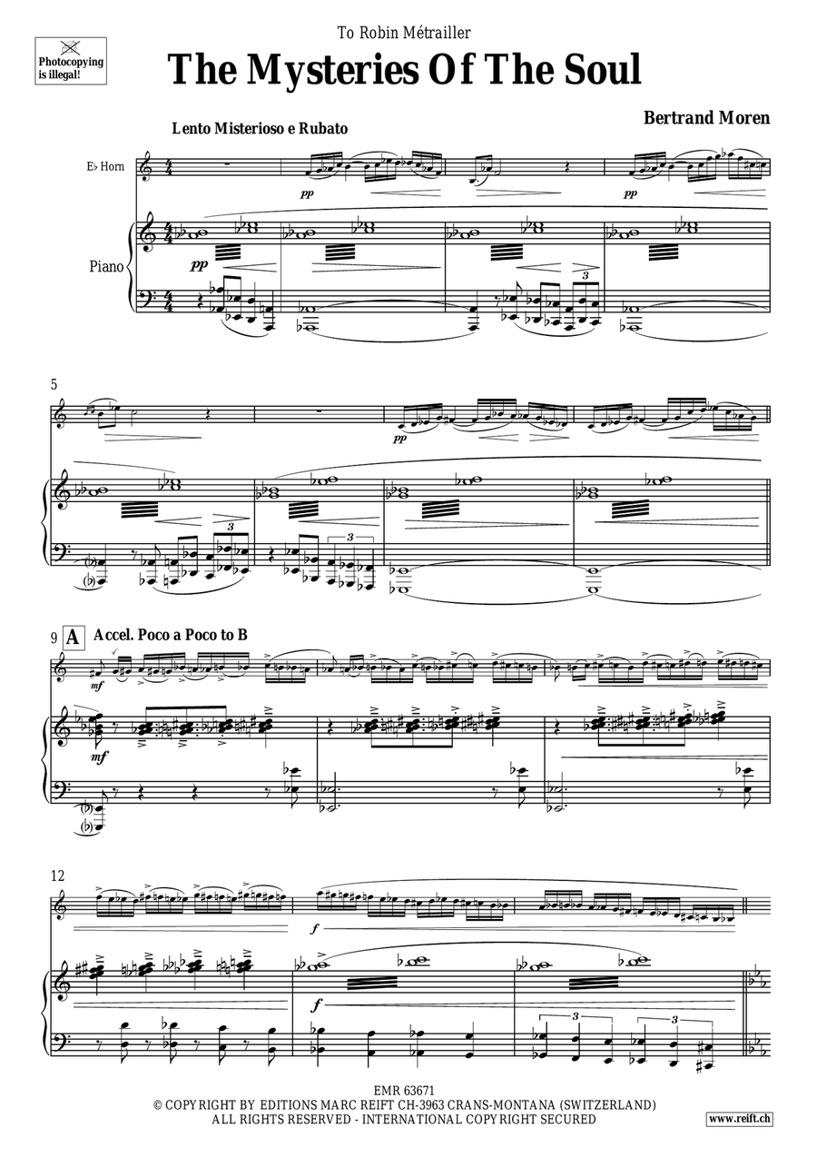 The Mysteries Of The Soul Horn scores gallery preview page 5