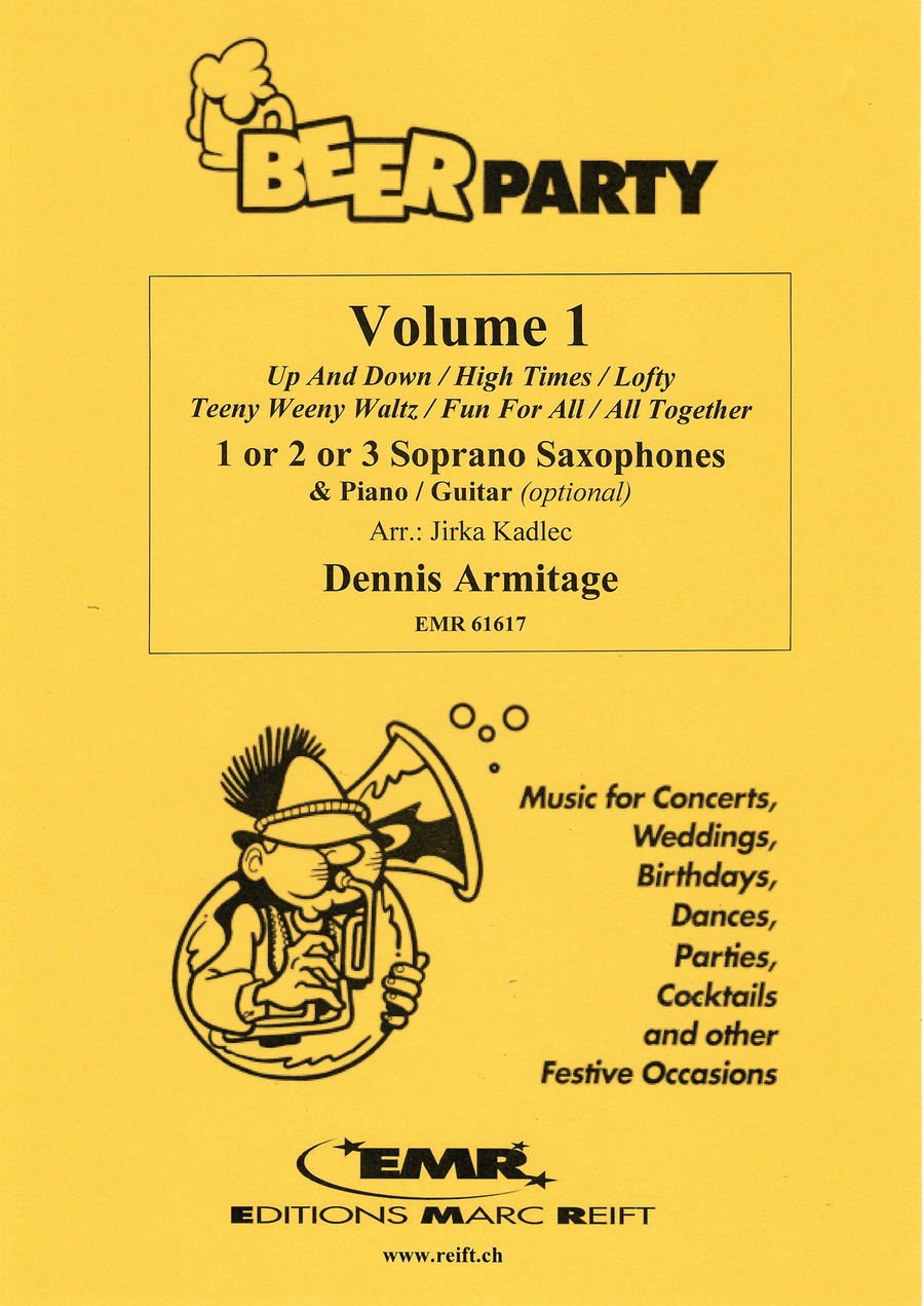 Beer Party Volume 1 Beer Party Volume 1 Soprano Saxophone scores gallery preview page 1