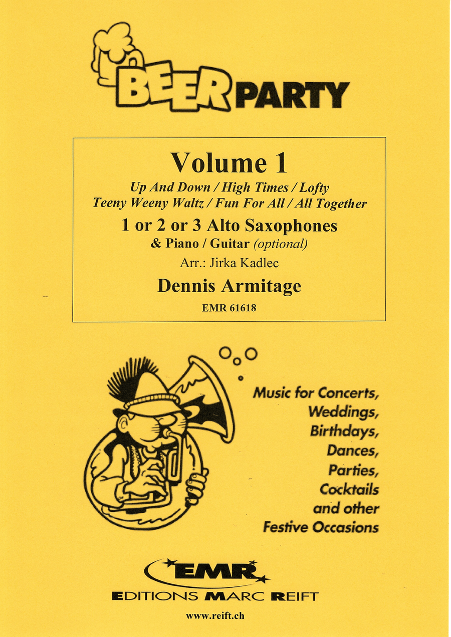 Beer Party Volume 1 Beer Party Volume 1 Alto Saxophone scores gallery preview page 1