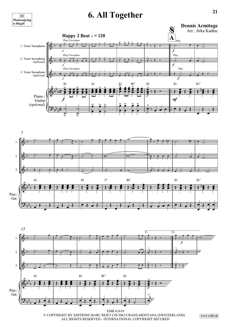 Beer Party Volume 1 Beer Party Volume 1 Tenor Saxophone scores gallery preview page 9