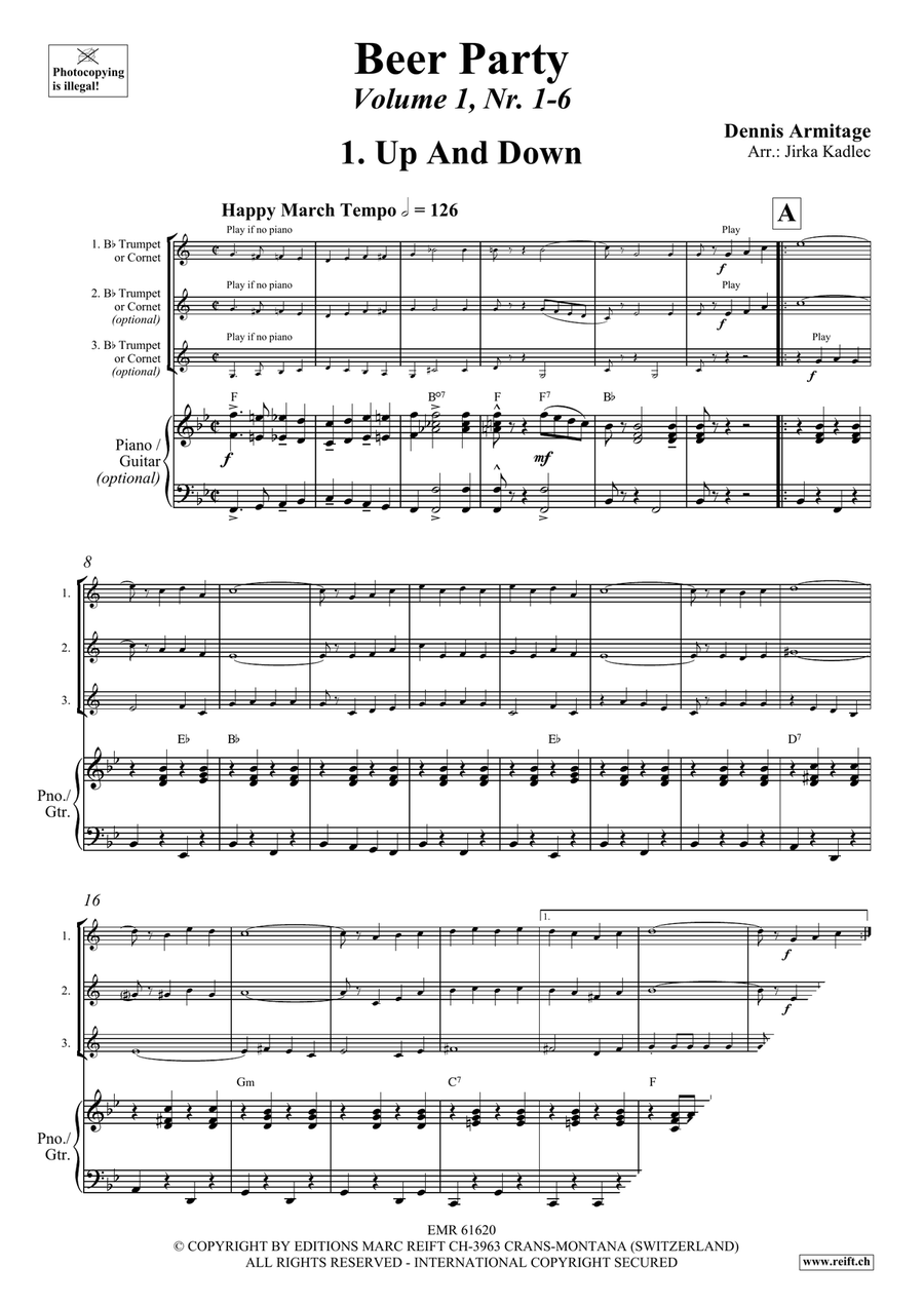 Beer Party Volume 1 Beer Party Volume 1 Trumpet Trio scores gallery preview page 4