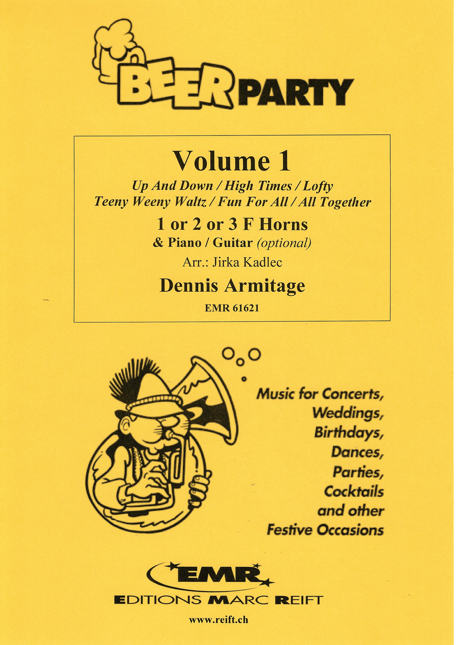 Beer Party Volume 1 Beer Party Volume 1 Horn scores gallery preview page 1