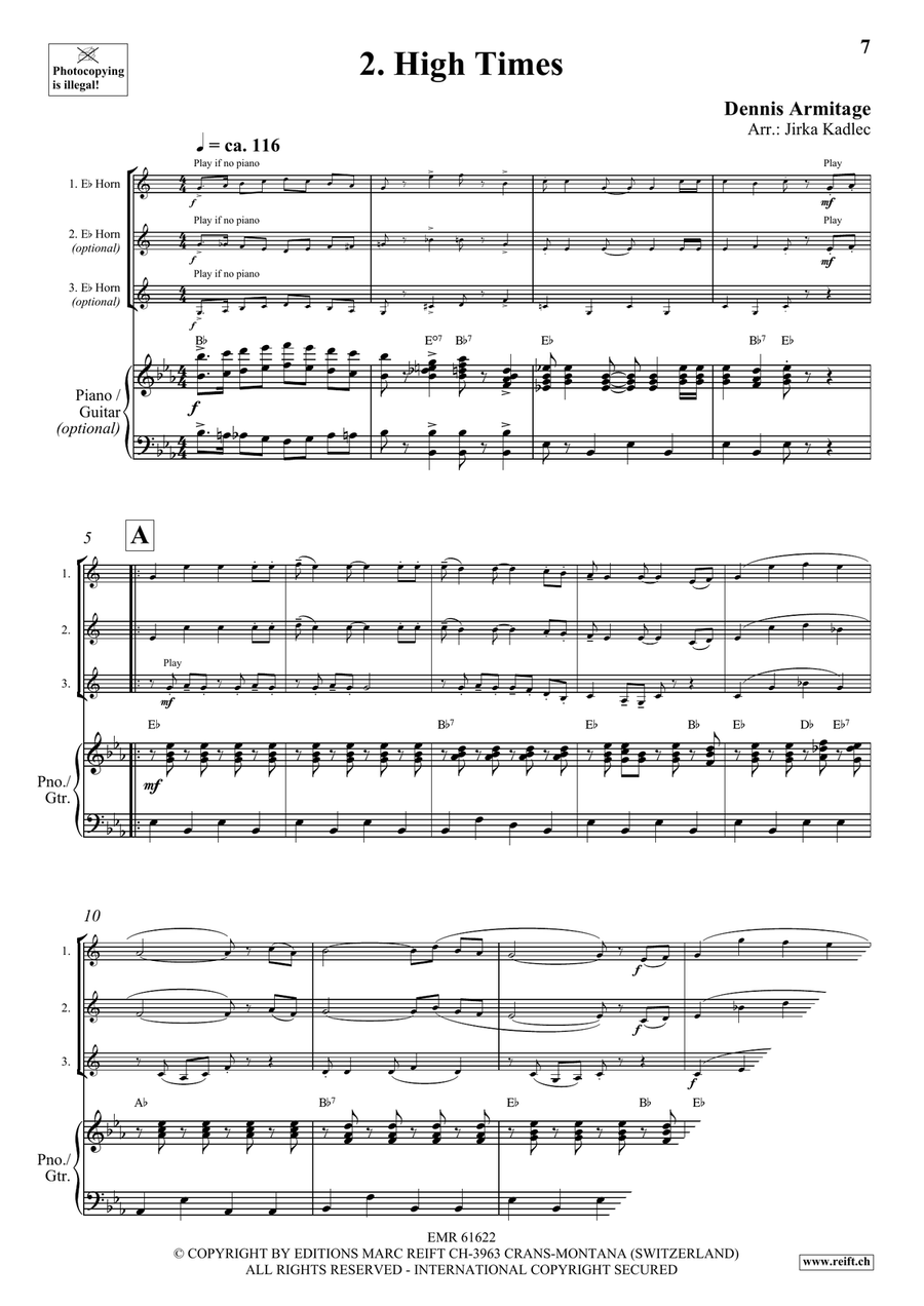 Beer Party Volume 1 Beer Party Volume 1 Horn scores gallery preview page 5