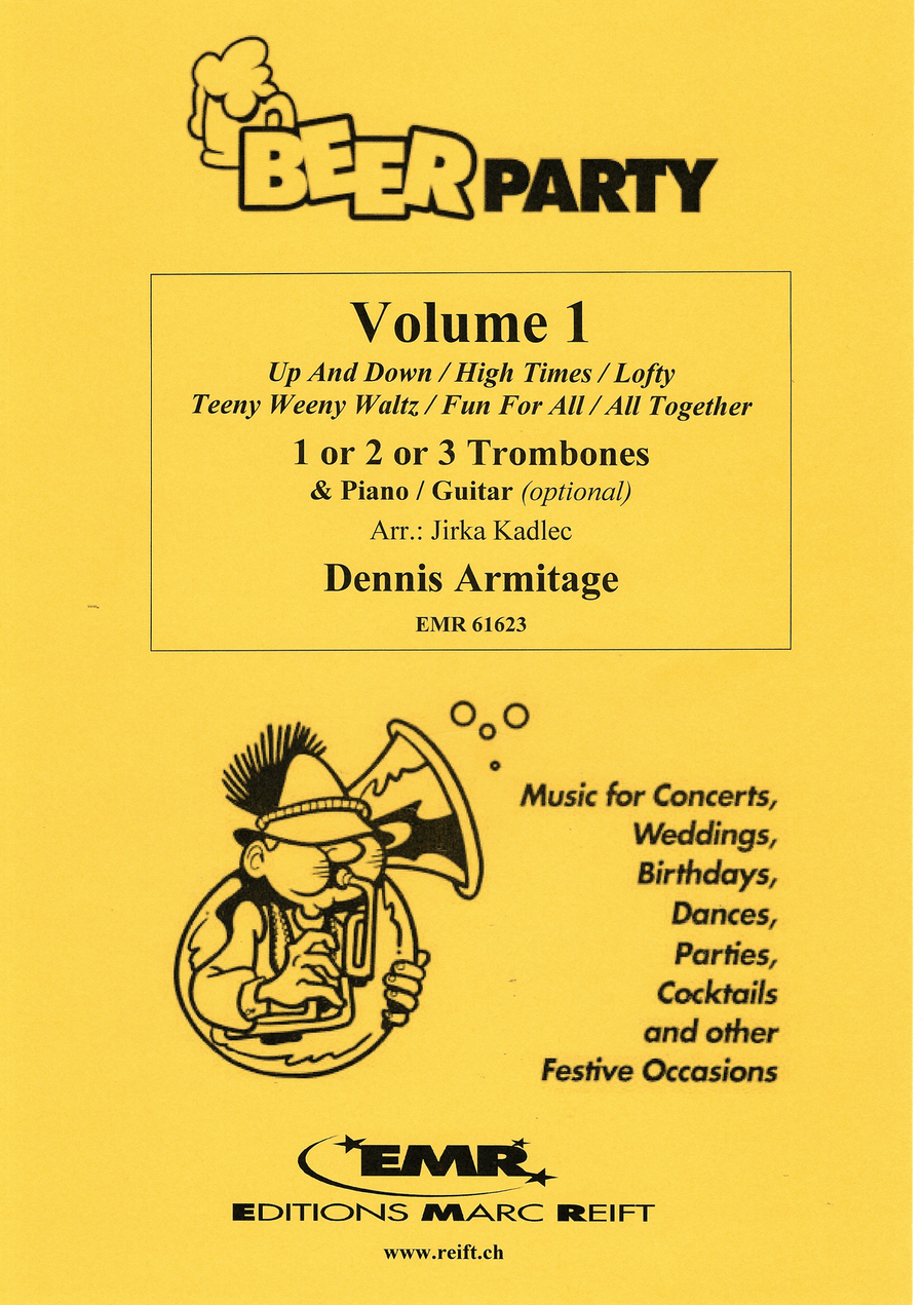 Beer Party Volume 1 Beer Party Volume 1 Trombone Trio scores gallery preview page 1