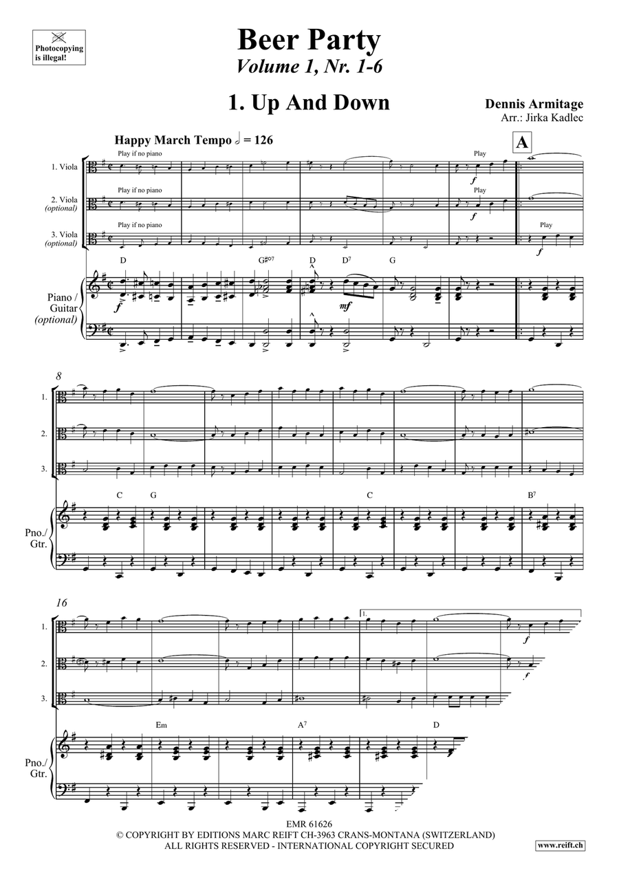 Beer Party Volume 1 Beer Party Volume 1 Viola scores gallery preview page 4
