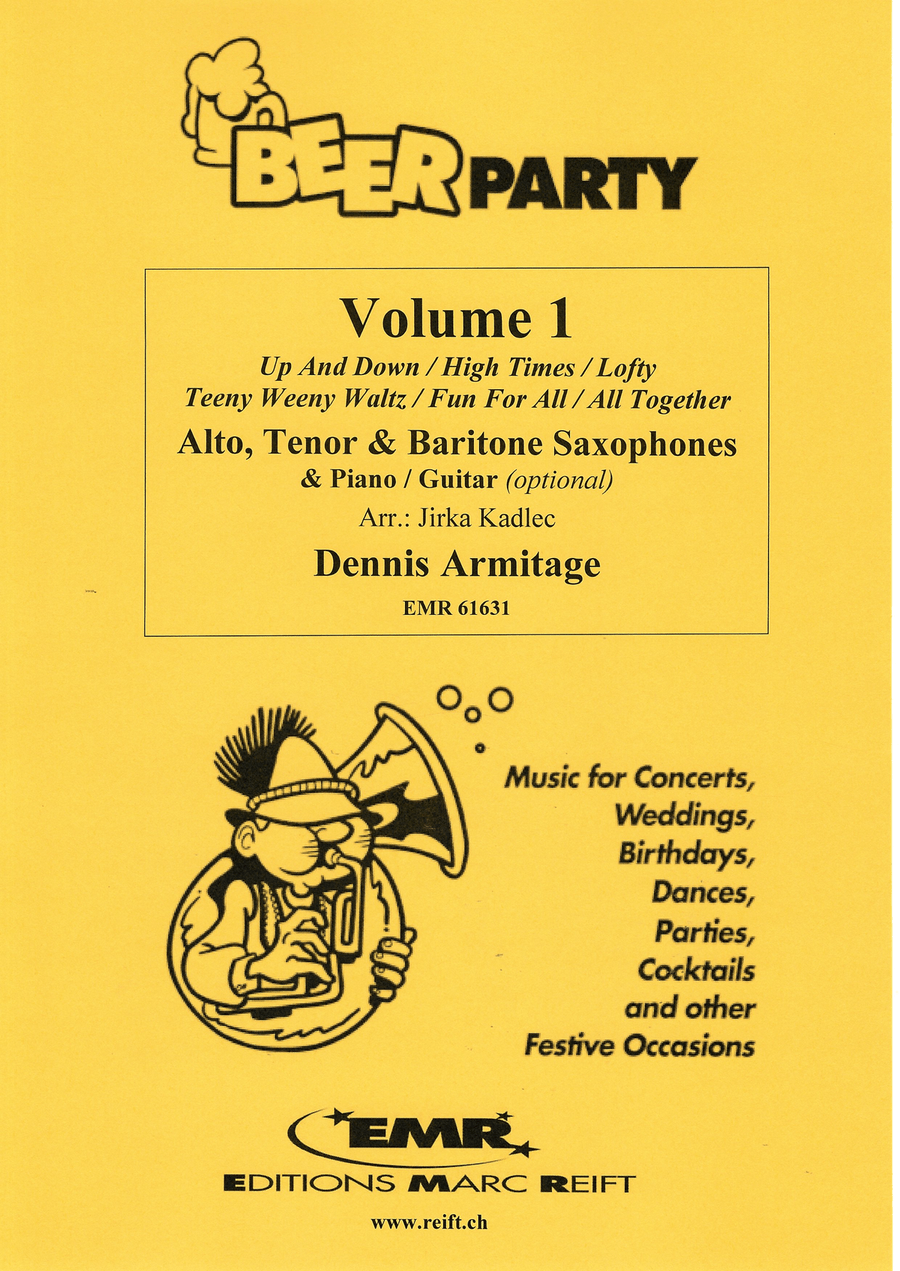 Beer Party Volume 1 Beer Party Volume 1 Tenor Saxophone scores gallery preview page 1