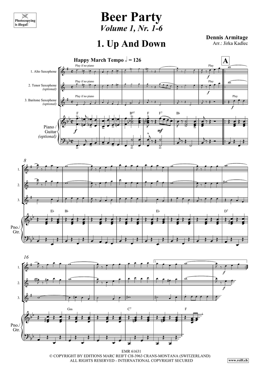 Beer Party Volume 1 Beer Party Volume 1 Tenor Saxophone scores gallery preview page 4