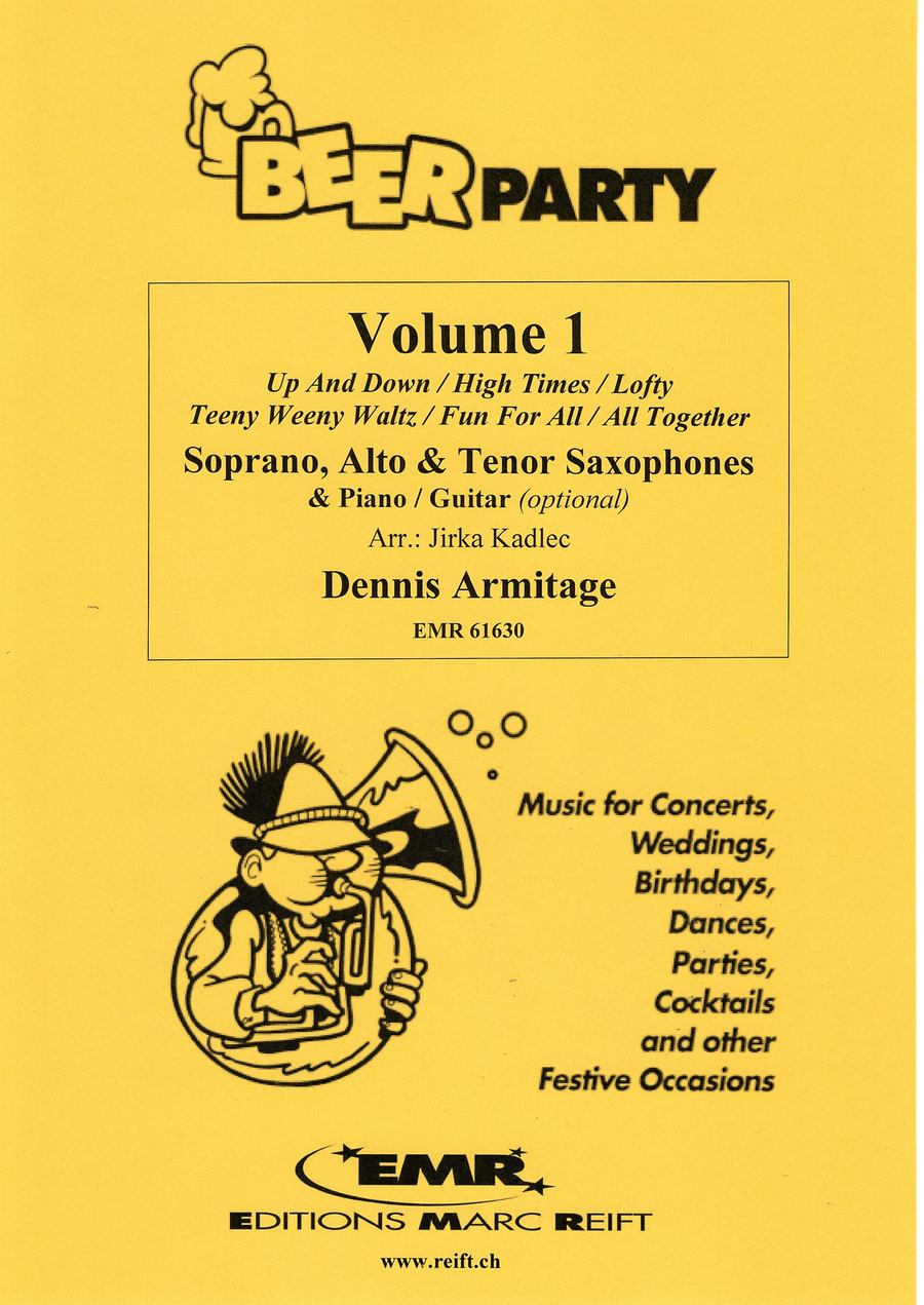 Beer Party Volume 1 Beer Party Volume 1 Tenor Saxophone scores gallery preview page 1