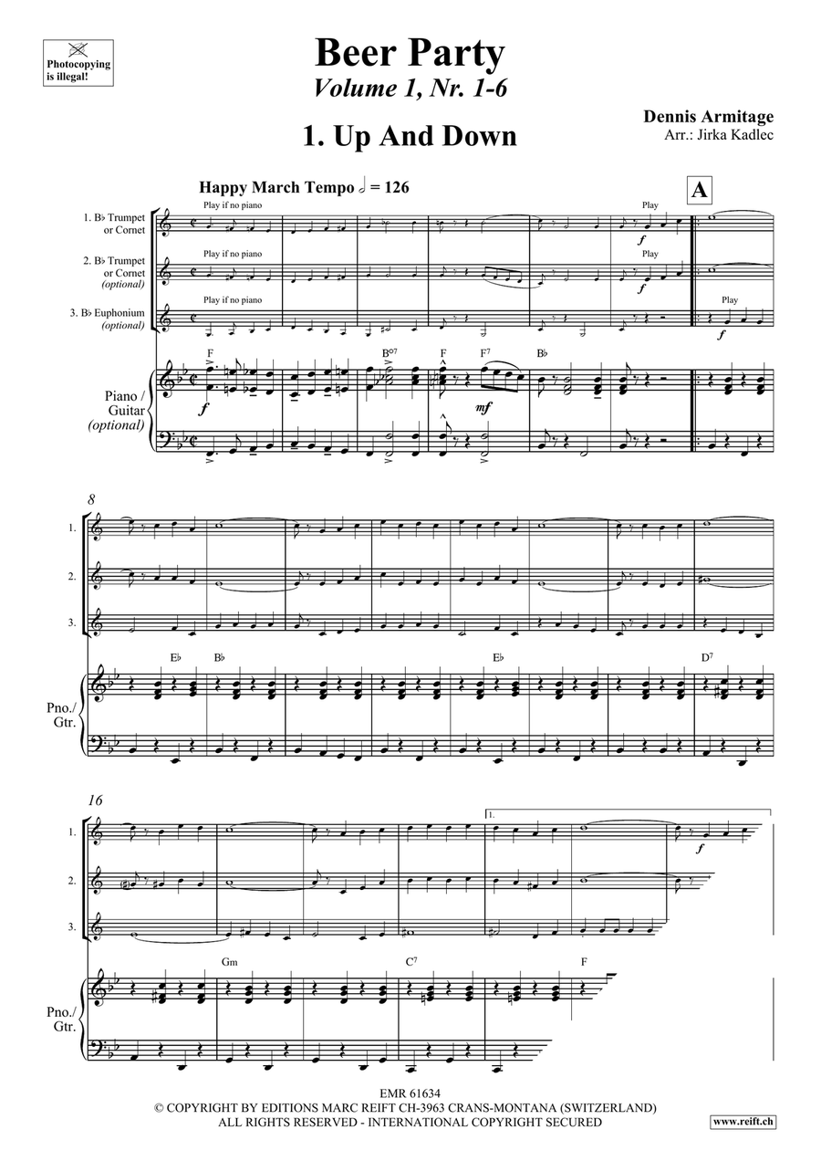 Beer Party Volume 1 Beer Party Volume 1 Cornet scores gallery preview page 4