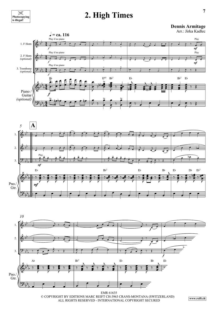 Beer Party Volume 1 Beer Party Volume 1 Horn scores gallery preview page 5