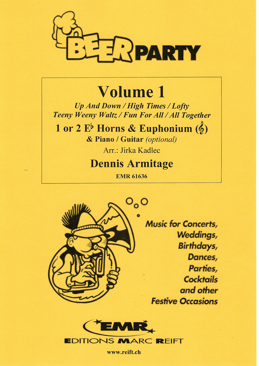 Beer Party Volume 1 Beer Party Volume 1 Euphonium scores gallery preview page 1