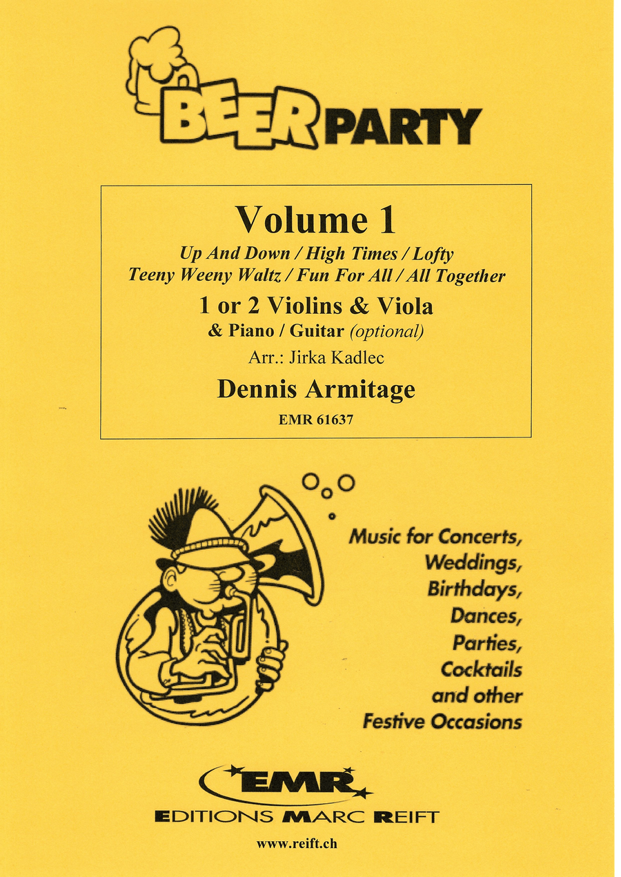 Beer Party Volume 1 Beer Party Volume 1 Viola scores gallery preview page 1