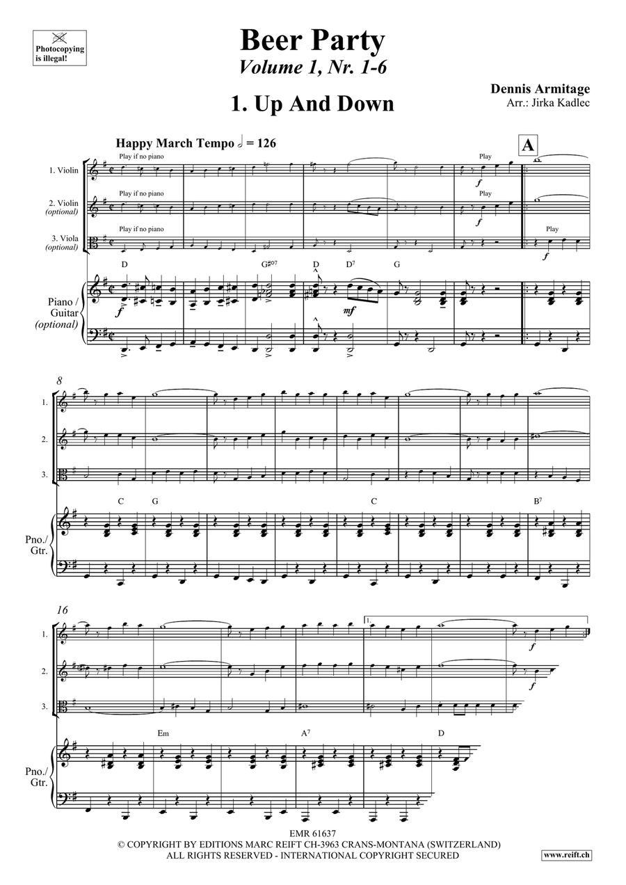 Beer Party Volume 1 Beer Party Volume 1 Viola scores gallery preview page 4