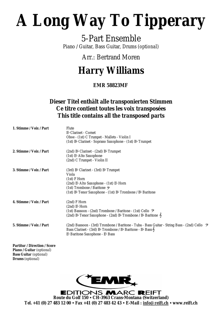 A Long Way To Tipperary A Long Way To Tipperary Score scores gallery preview page 2
