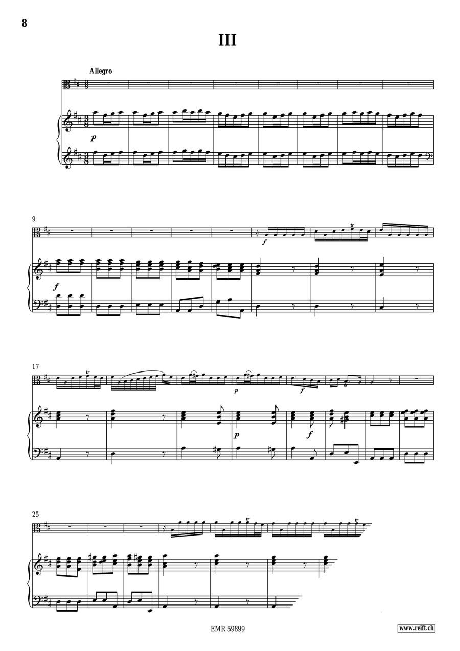 Concerto D Major Concerto D Major Viola scores gallery preview page 6