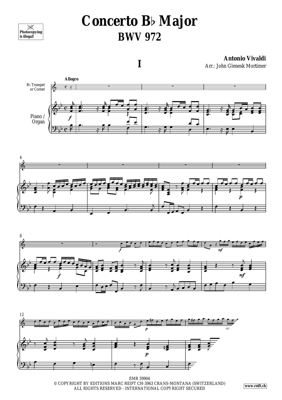 Concerto Bb Major Concerto Bb Major Cornet scores gallery preview page 5