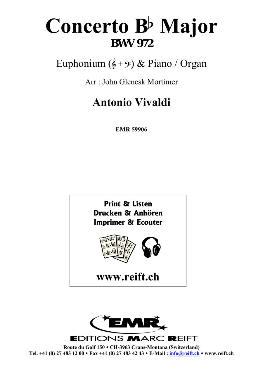 Concerto Bb Major Concerto Bb Major Euphonium scores gallery preview page 2