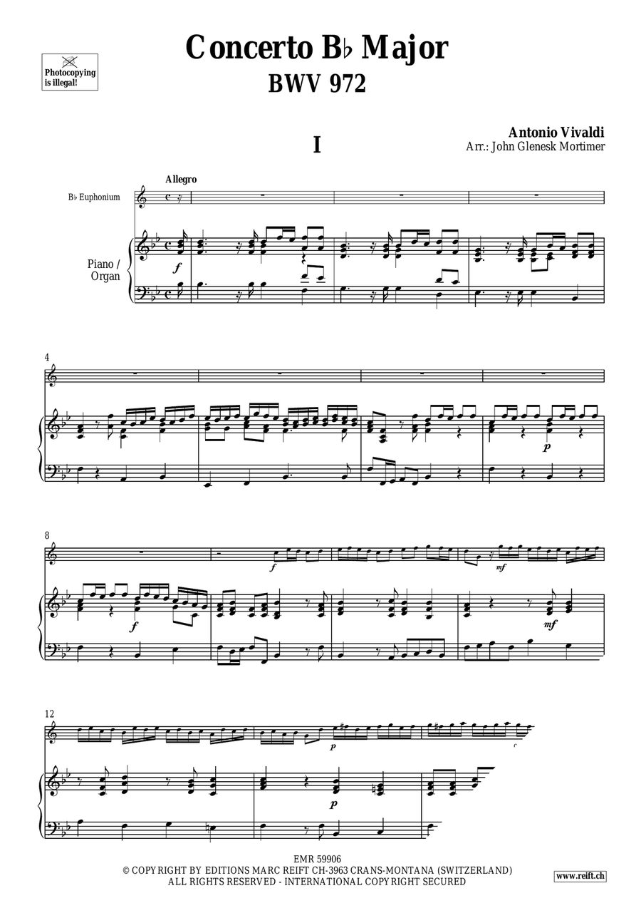 Concerto Bb Major Concerto Bb Major Euphonium scores gallery preview page 4