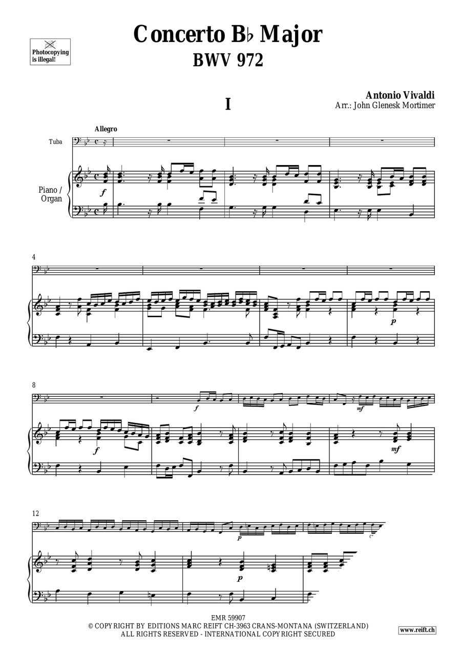 Concerto Bb Major Concerto Bb Major Tuba scores gallery preview page 4