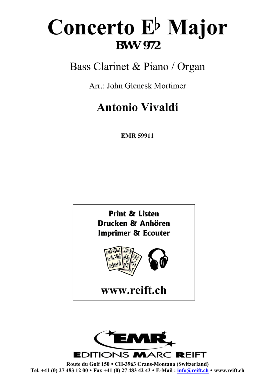 Concerto Eb Major Concerto Eb Major Bass Clarinet scores gallery preview page 2