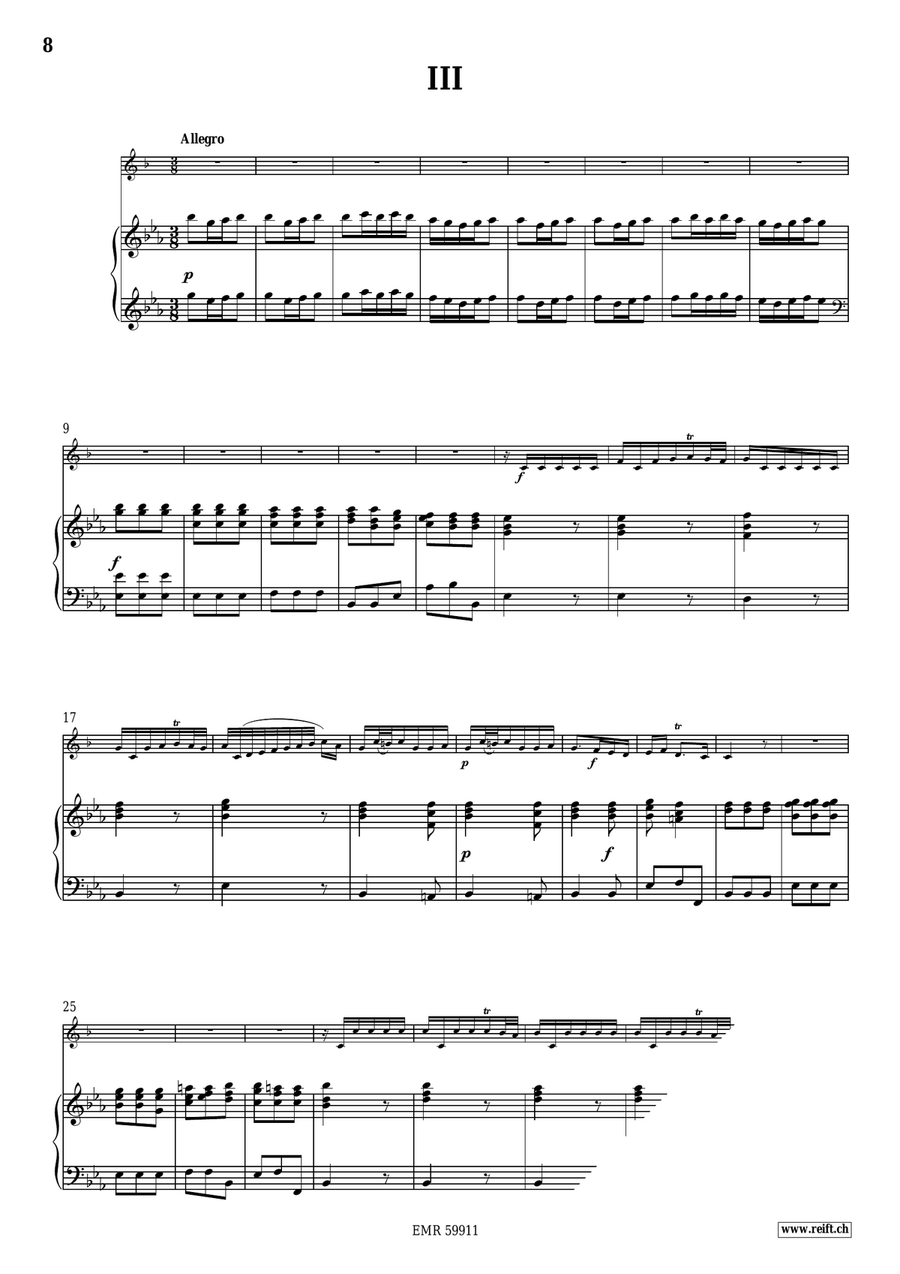 Concerto Eb Major Concerto Eb Major Bass Clarinet scores gallery preview page 6