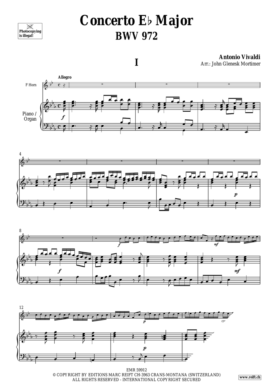 Concerto Eb Major Concerto Eb Major Horn scores gallery preview page 4
