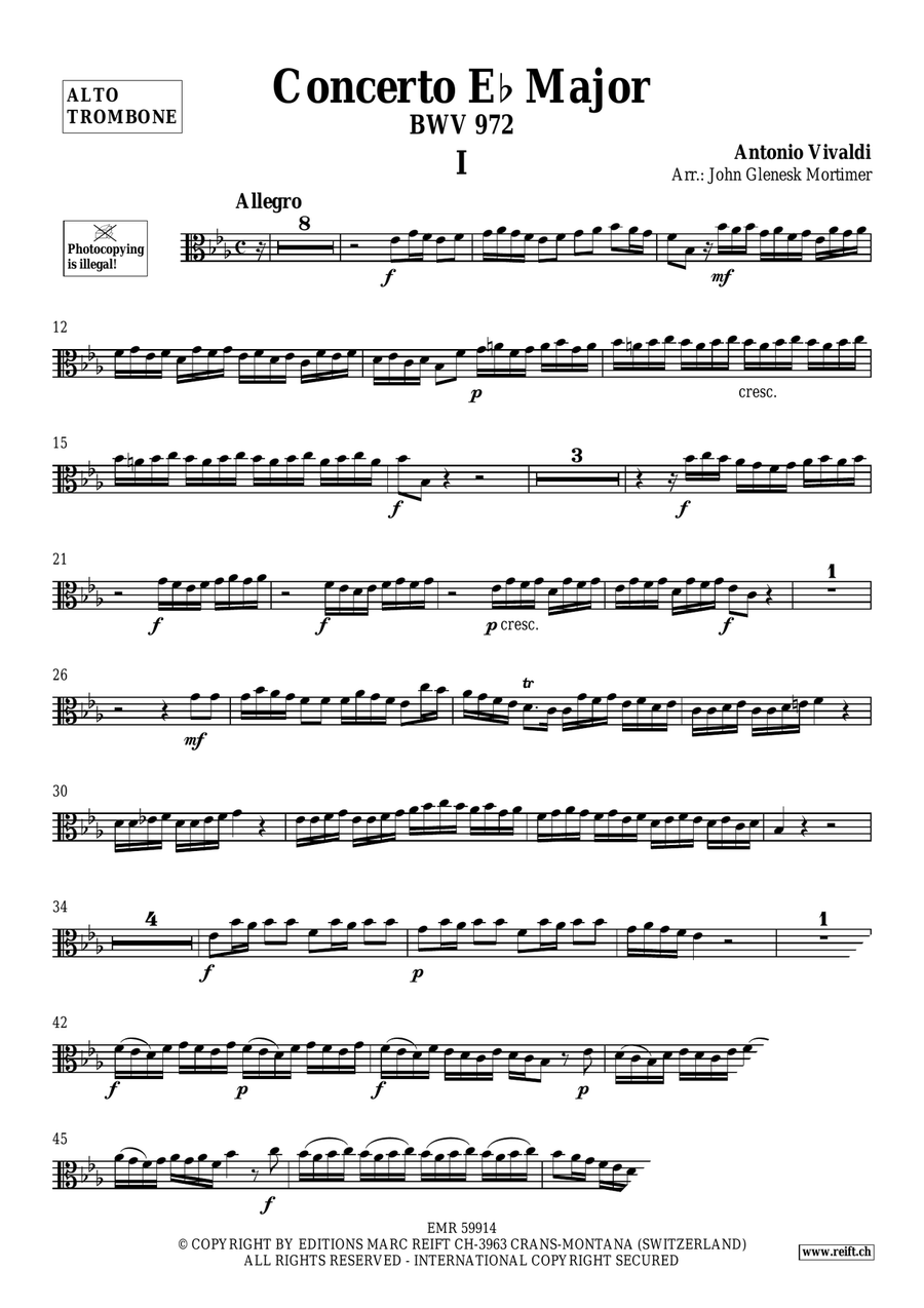 Concerto Eb Major Concerto Eb Major Organ scores gallery preview page 3