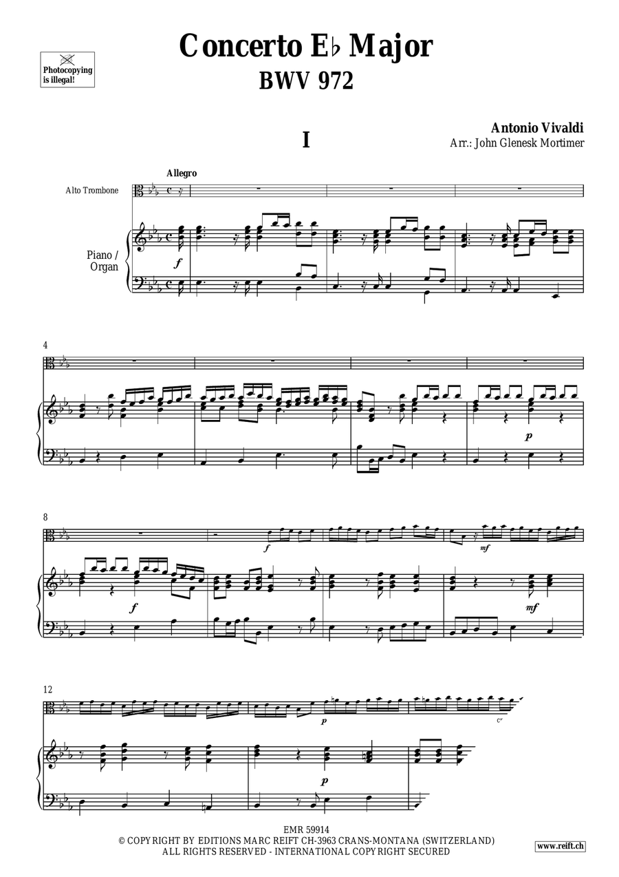 Concerto Eb Major Concerto Eb Major Organ scores gallery preview page 4