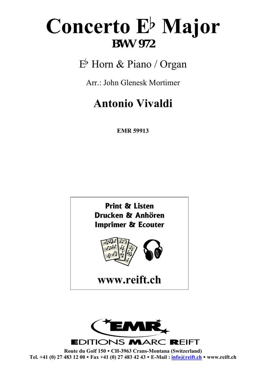 Concerto Eb Major Concerto Eb Major Horn scores gallery preview page 2