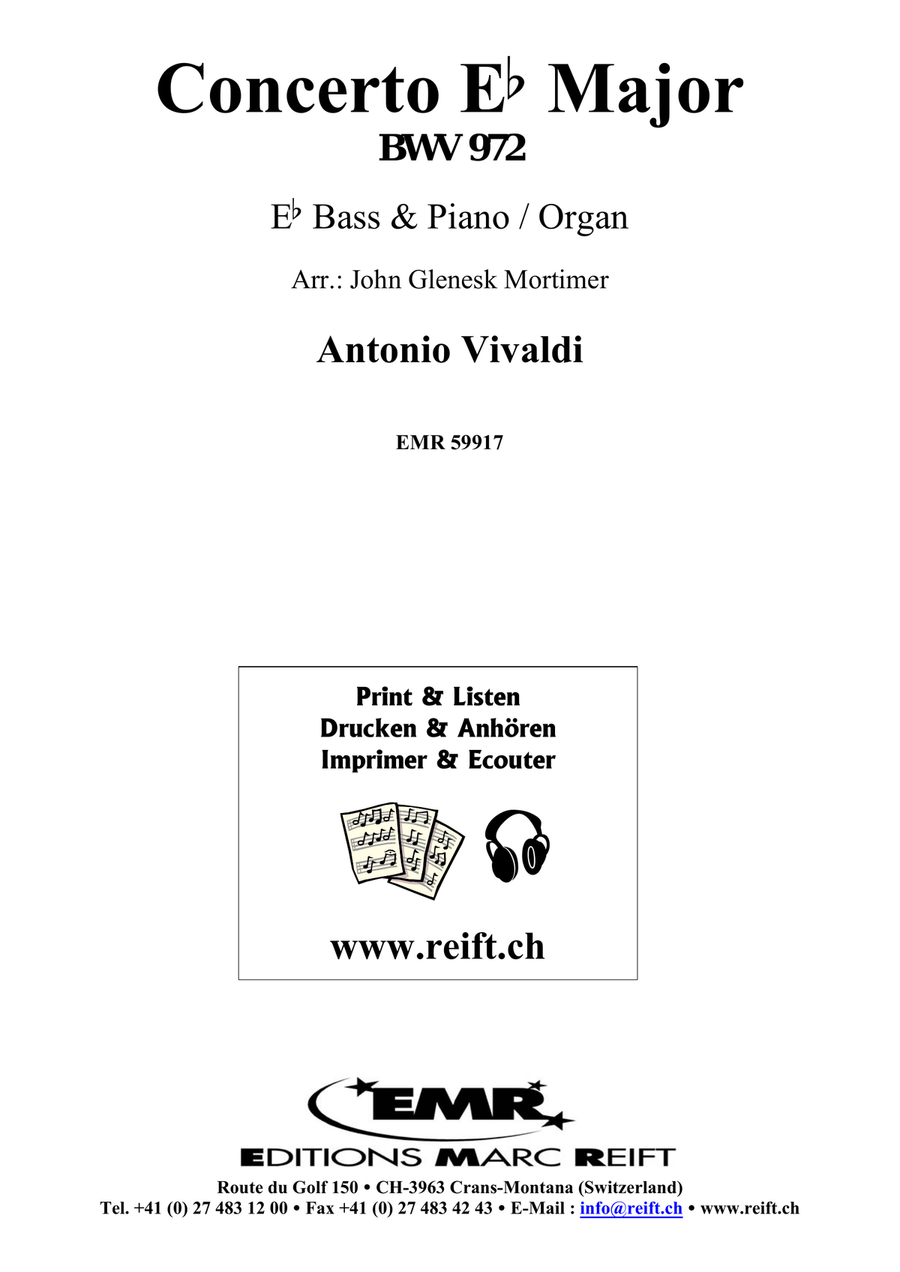 Concerto Eb Major Concerto Eb Major Organ scores gallery preview page 2