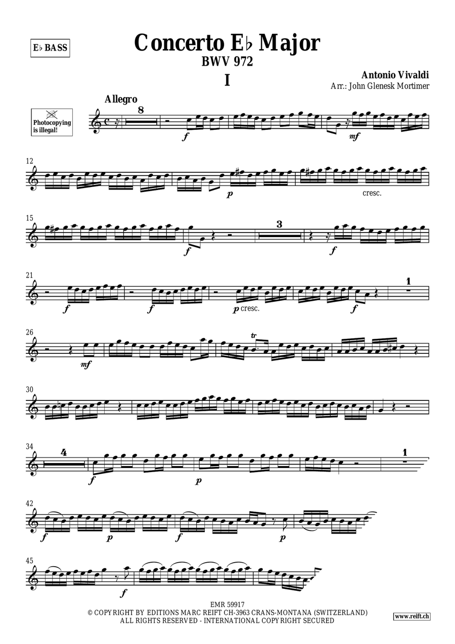 Concerto Eb Major Concerto Eb Major Organ scores gallery preview page 3