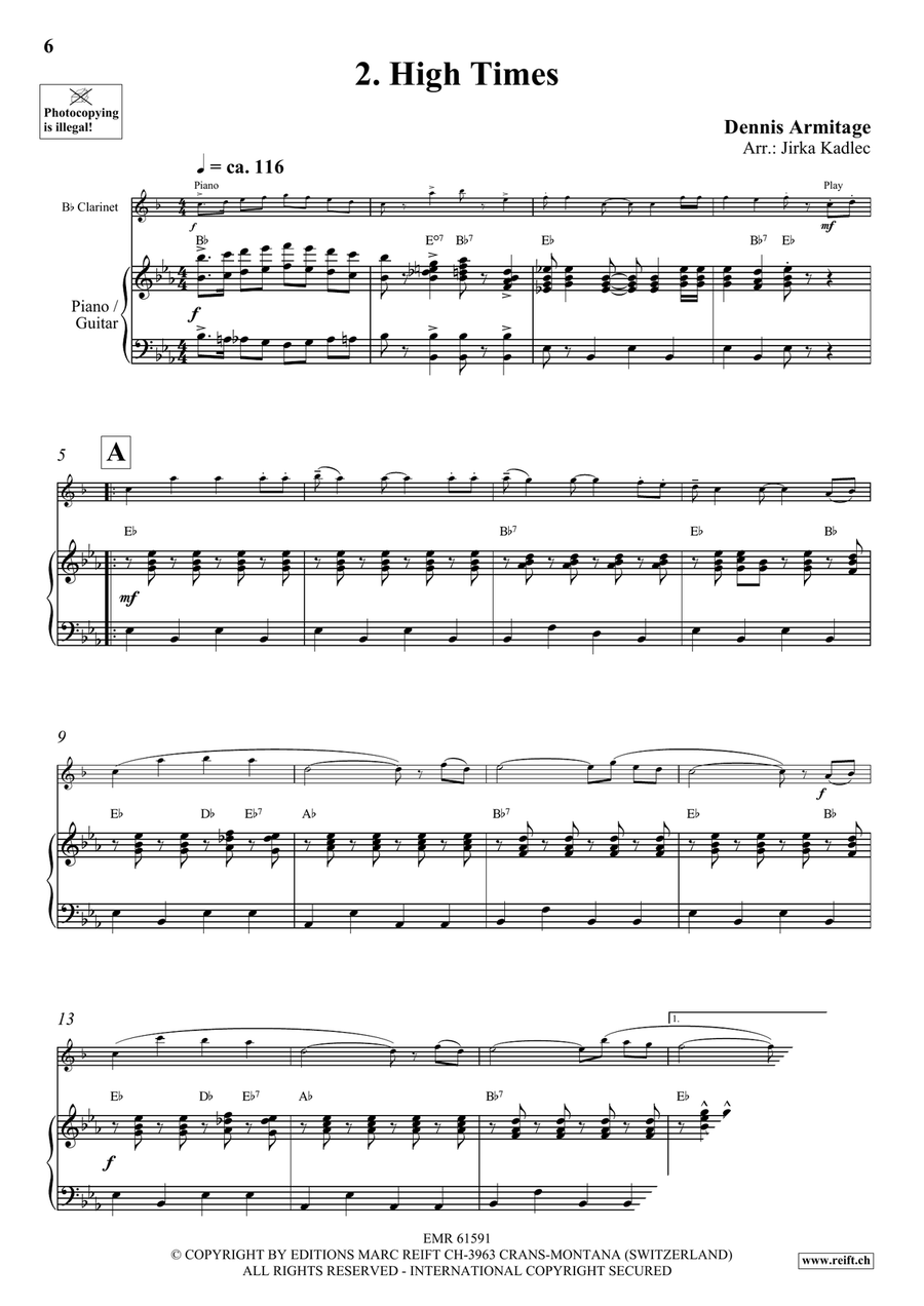 Beer Party Beer Party Clarinet Solo scores gallery preview page 6