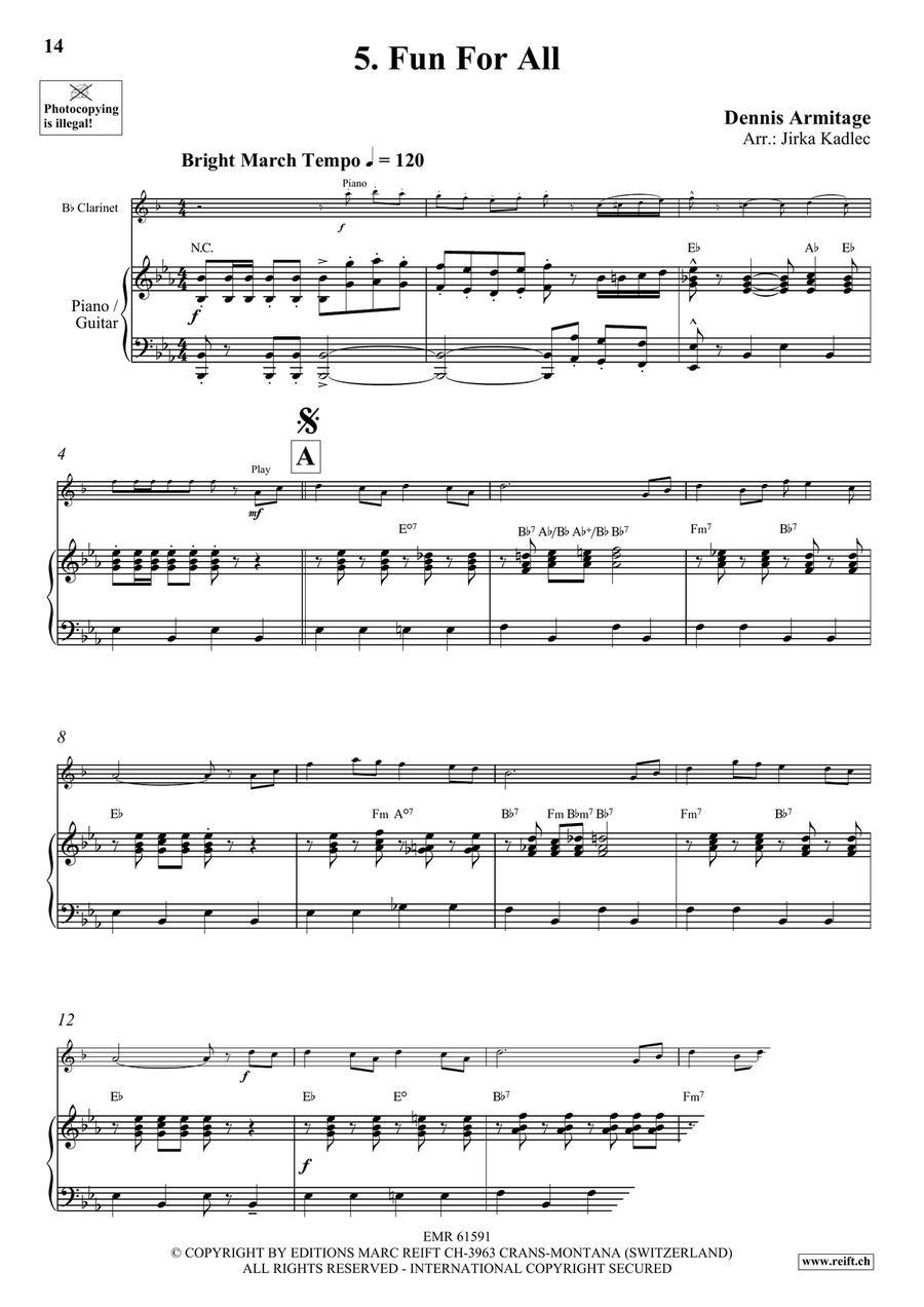Beer Party Beer Party Clarinet Solo scores gallery preview page 9