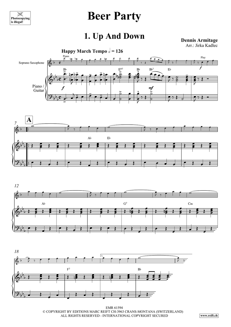 Beer Party Beer Party Soprano Saxophone scores gallery preview page 5