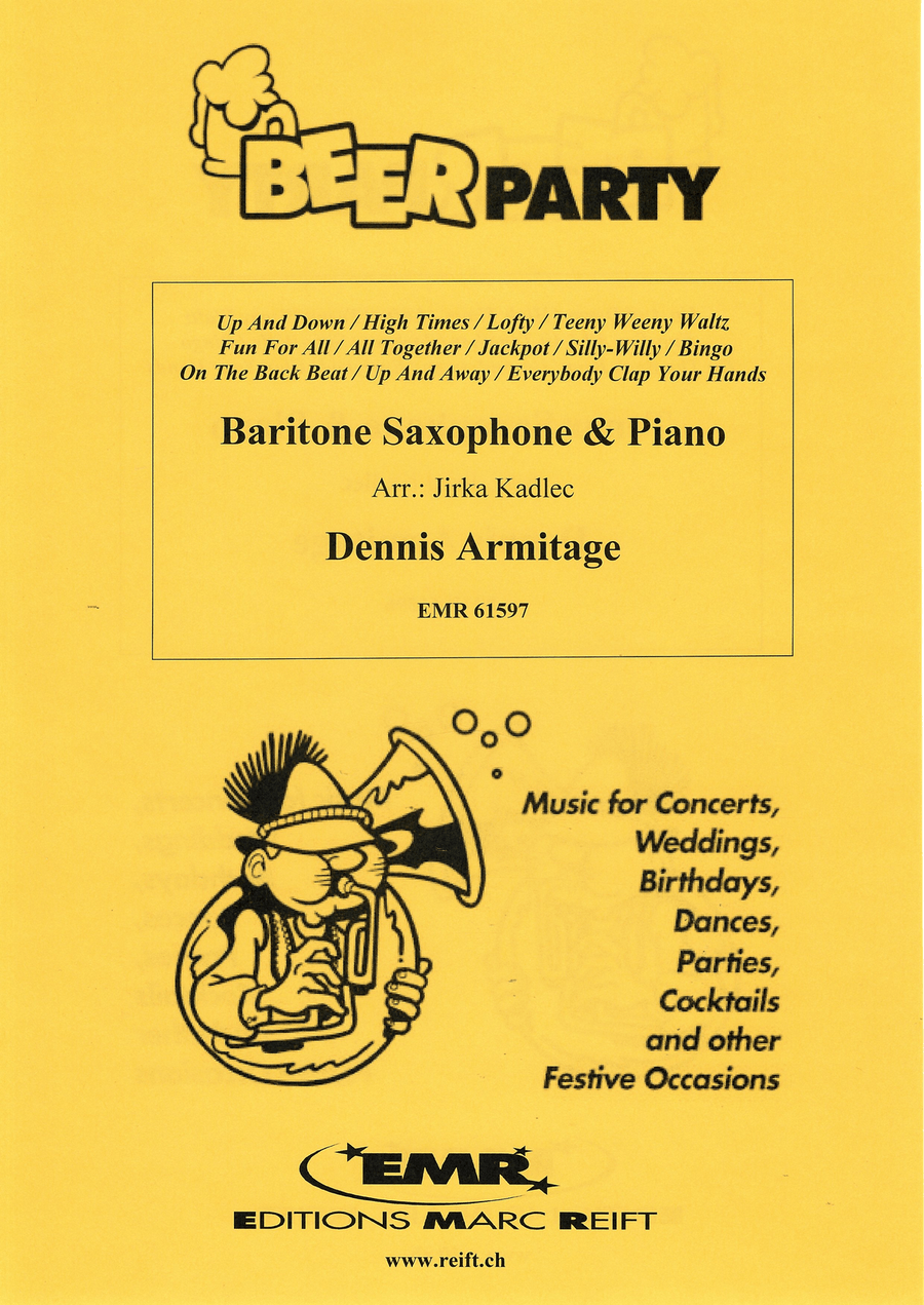 Beer Party Beer Party Baritone Saxophone scores gallery preview page 1