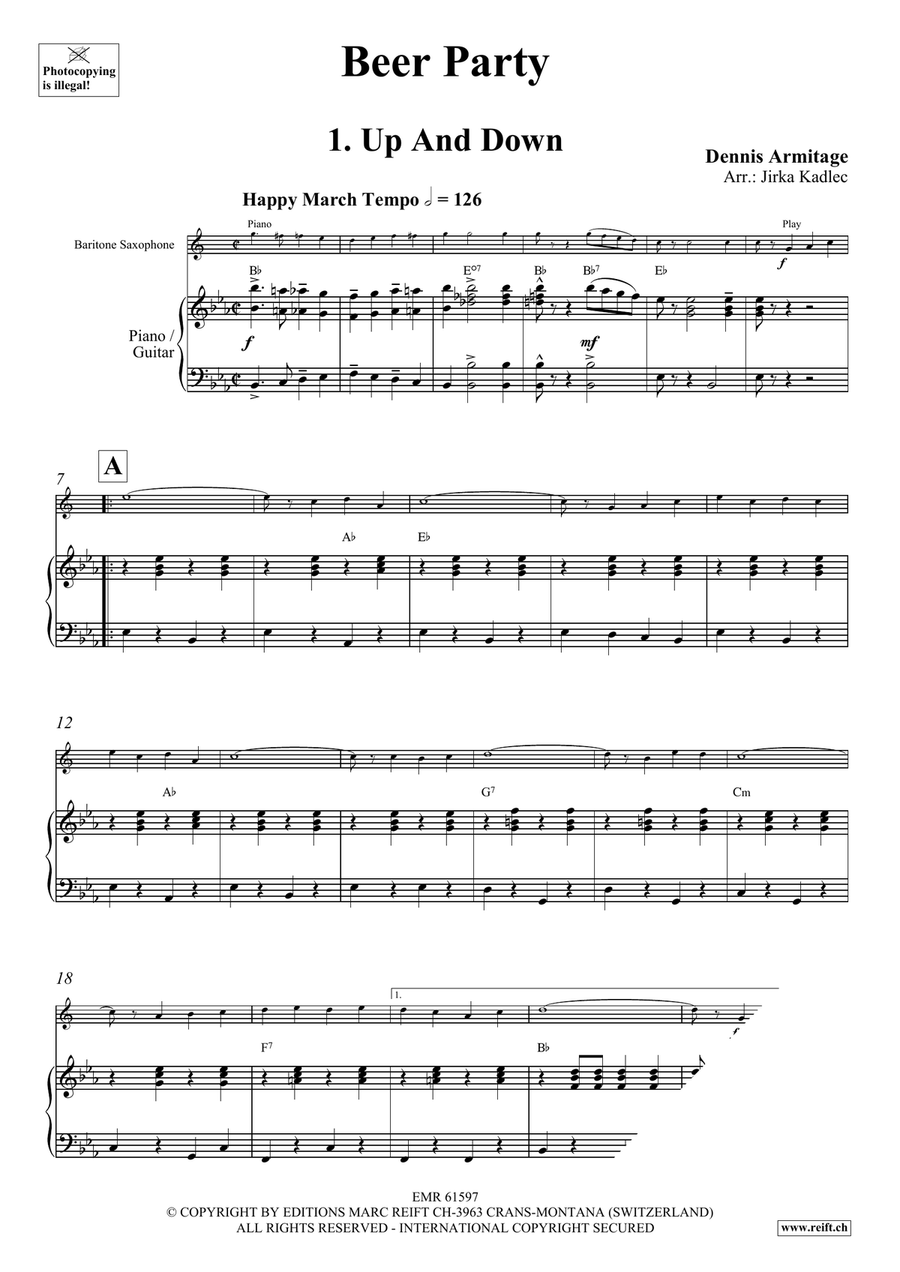 Beer Party Beer Party Baritone Saxophone scores gallery preview page 5