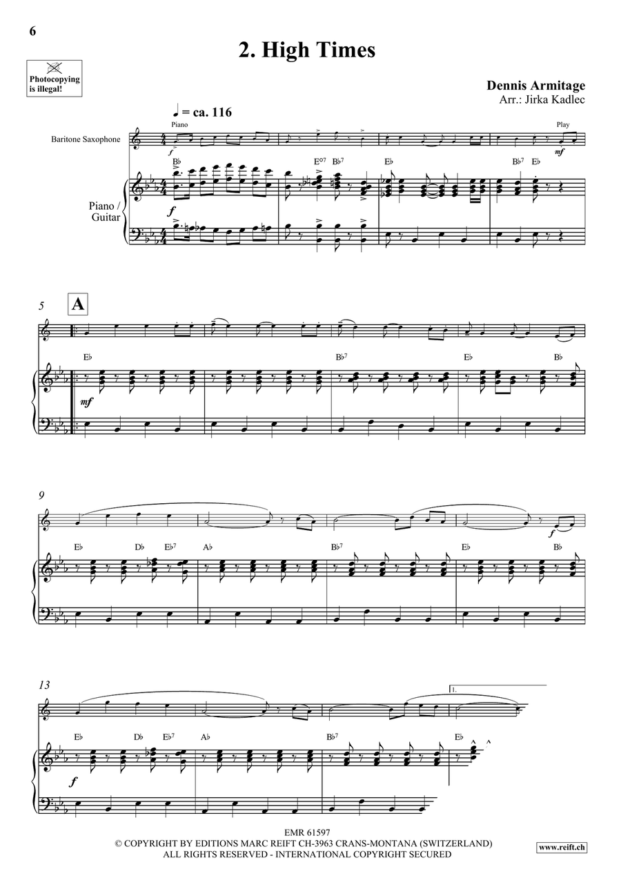 Beer Party Beer Party Baritone Saxophone scores gallery preview page 6
