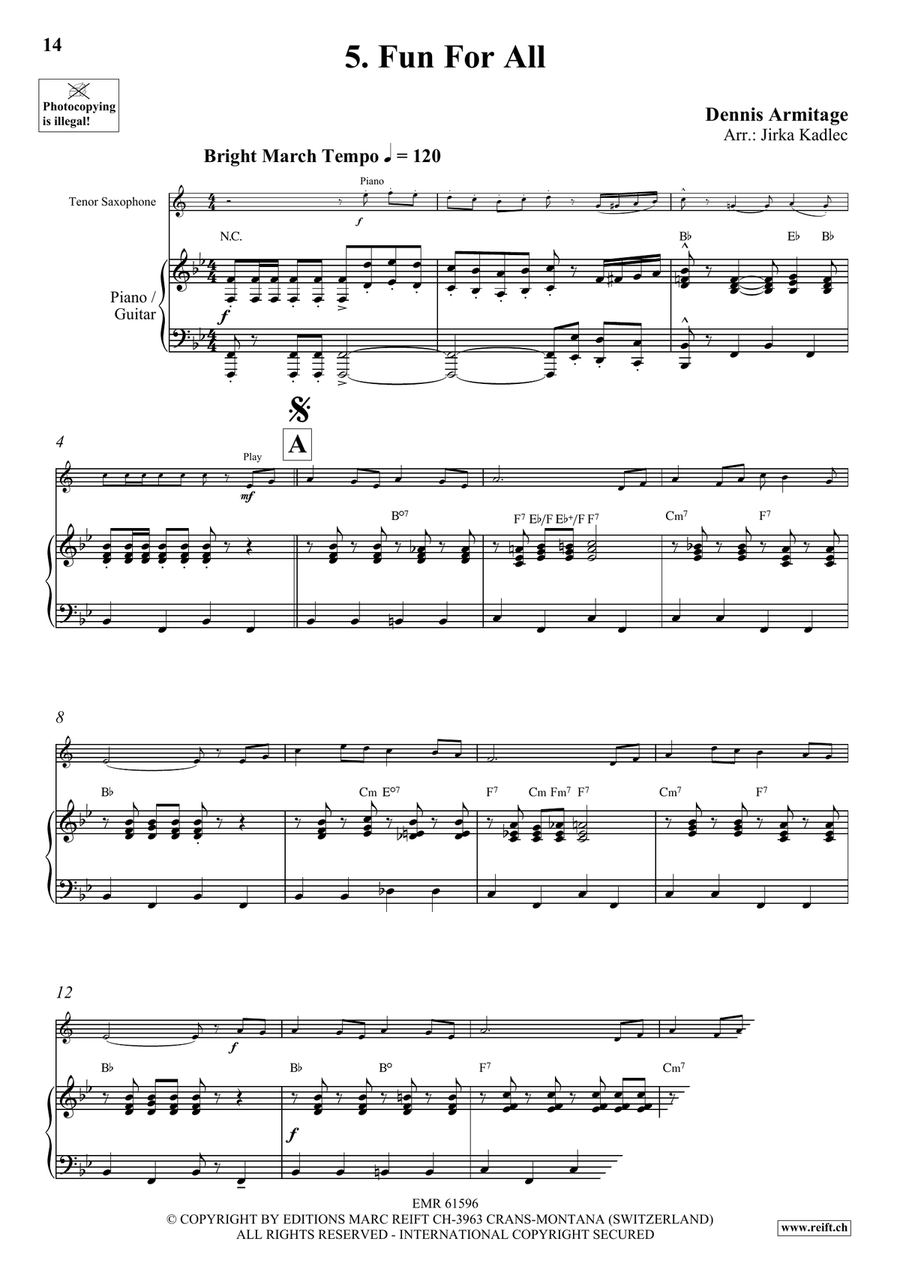 Beer Party Beer Party Tenor Saxophone scores gallery preview page 9