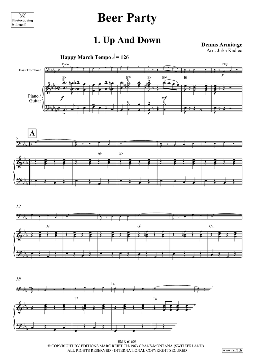 Beer Party Beer Party Bass Trombone scores gallery preview page 5