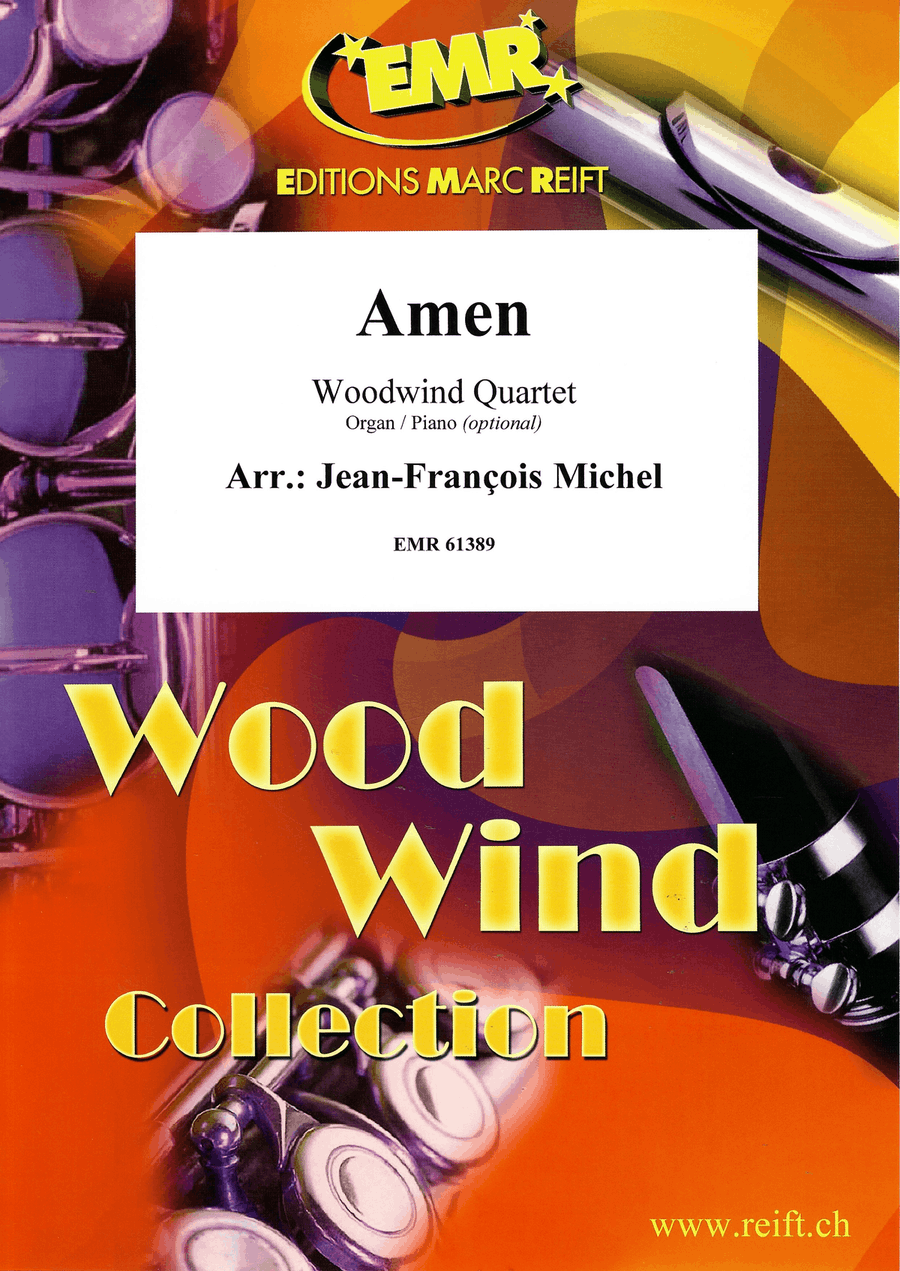 Amen Amen Woodwind Quartet scores gallery preview page 1